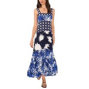 1.state Women Mixed-Print Maxi Dress Cover-Up Swimsuit Multi Size XS 0848
